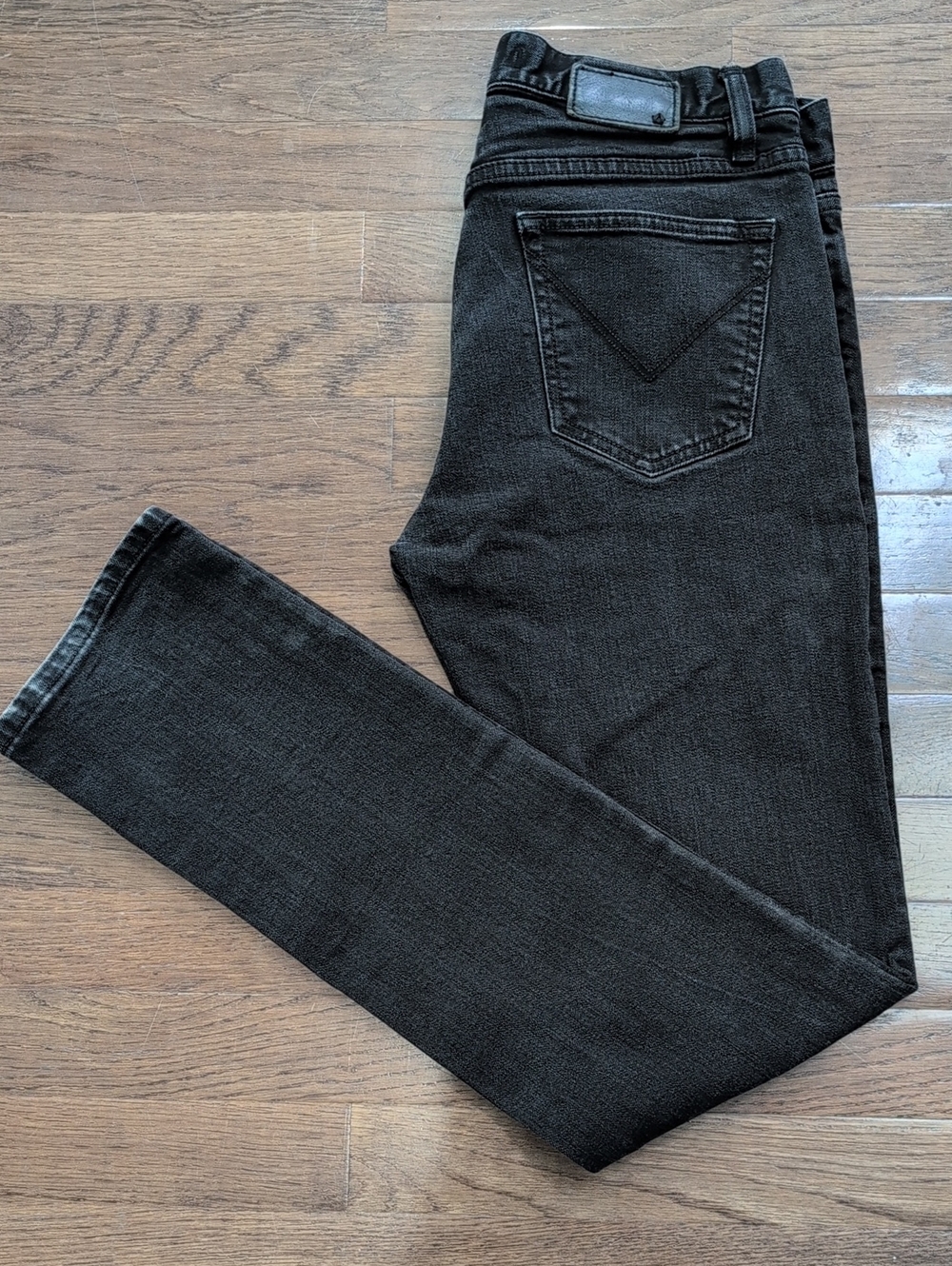 John Varvatos Men's Bowery Black Slim Straight Jeans Size 30
